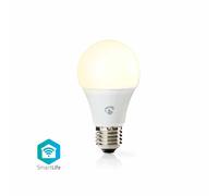 NEDIS WIFILW11WTE27 SmartLife LED Bulb | Wi-Fi | E27 | 800 lm | 9 W | Bianco Caldo | 2700 K | Classe energetica: A+ | Android™ & iOS | Diametro: 60 mm | A60