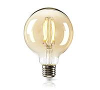 NEDIS LEDBDFE27G95GD Lampadina a filamento LED E27 | G95 | 1.9 W | 200 lm | 2000 K | Bianco Caldo | Stile retrò | Numero di lampade nell'imballaggio: 1