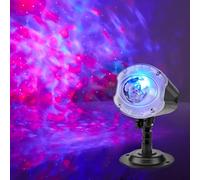 NEDIS Luce Decorativa | Proiettore LED e Laser | LED Colorati e Laser Verde | Interno o Esterno | Telecomando