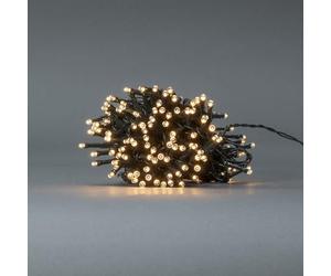 NEDIS Luci decorative, spago, 192 LED, bianco caldo, 14,40 m, effetti di luce: 7, interni ed esterni, funzionamento a batteria