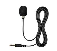 Nedis, Microfono Lavalier Cablato 1.8m Connettore Jack 3.5mm con Splitter Audio