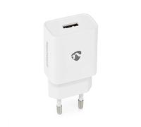 Nedis Caricabatterie USB da casa con 1 porta - 2,4A / bianco