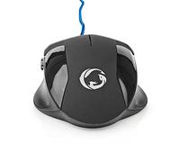 NEDIS Mouse da gioco | con Cavo | DPI: 1200/2400 / 4800/7200 dpi | DPI regolabile | Numero di pulsanti: 6 | Pulsanti programmabili | Mano destra | 1.50 m | Senza Illuminazione