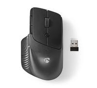 Nedis, Mouse wireless a 6 tasti dpi con pulsante on/off regolabile, Nero