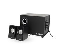 Set altoparlanti Nedis CSPR10021BK 16 W Zwart 2.1 canali