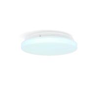 Nedis, Plafoniera rotonda RGB Wi-Fi intelligente IP44 1820lm 6500k, Bianco [EEK: F]
