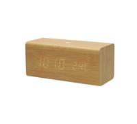 Nedis, Radiosveglia Digitale LED FM con Funzione Snooze / Data e Termometro