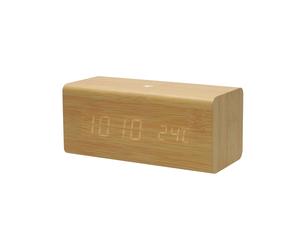 Nedis, Radiosveglia Digitale LED FM con Funzione Snooze / Data e Termometro