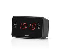 N CLAR002BK - Digital-Wecker-Radio, 1x 3,5 mm, Snooze, Sleep Timer, Schwarz