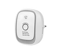 Nedis, Rilevatore di Gas Connesso 75 dB Durata di 5 anni SmartLife, Bianco