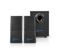Nedis, Sistema di altoparlanti 2.1 con subwoofer, Nero