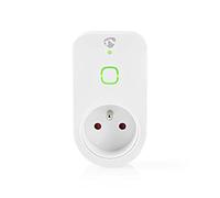 Nedis SmartLife - Spina intelligente WLAN - Misuratore di potenza - Tipo E (CEE 7/6) - Integrato nell'app Nedis SmartLife - Compatibile con Amazon Alexa & Google Home