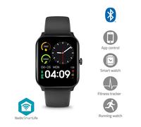 NEDIS Orologio smartlife | LCD | ip68 | tempo di funzionamento massimo: 14400 Min | Android/iOS | Nero