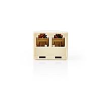 Nedis - Splitter per telecomunicazioni RJ11 femmina - 2x RJ11