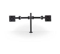 NEDIS Supporto da scrivania per monitor | 2 schermi | 14-24" | 75 x 75/100 x 100 cm | completamente mobile