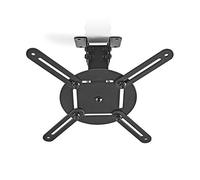 Nedis Supporto da soffitto per proiettore PJCM100BK – Inclinabile 360° Acciaio 10 kg Nero