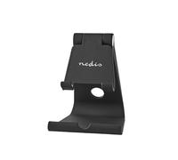 Nedis, Supporto da Tavolo per Smartphone e Tablet Pieghevole Multi-angolo, Nero