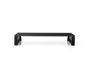 NEDIS - Supporto Ergonomico Multifunzione Supporto Computer - Supporto per Monitor - Per un Display fino a 16 kg - Spazio per Riporre la Tastiera - Nero