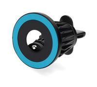 NEDIS Supporto magnetico per telefono da auto, supporto universale per bocchetta dell'aria con rotazione di 360 gradi, include anello magnetico per dita, compatibile con smartphone MagSafe, nero