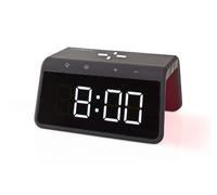 NEDIS SVEGLIA CON FUNZIONE DI RICARICA WIRELESS QI PER CELLULARI