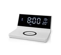 SVEGLIA OROLOGIO DIGITALE CON RICARICA TELEFONO WIRELESS QI 15WATT super offerta