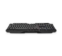 NEDIS Tastiera da gioco cablata | USB Type-A | Chiavi a Membrana | LED | AZERTY | FR layout | Lunghezza del cavo di alimentazione: 1.30 m | Multimedia