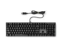 Nedis, Tastiera USB-A cablata LED meccanica QWERTY US Cavo 1,5 m, Nero