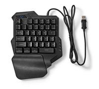 Nedis, Tastiera USB-A da gioco cablata Cavo universale a membrana RGB 1,60 m