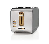 Tostapane con 2 ampie Fessure larghe in Acciaio Inossidabile, 2 Scomparti 900W