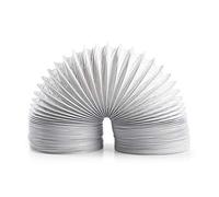 NEDIS Tubo di uscita dell'aria in PVC | 127 mm | 6,00 m | adatto per: asciugatrici/prese d'aria | bianco bianco 6,00 m