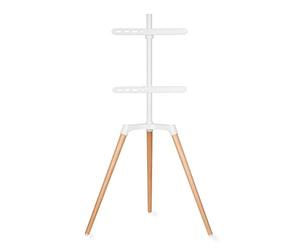 Nedis TVSM7060WT support pour téléviseur 165,1 cm (65") Marron, Blanc