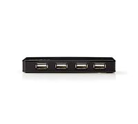 Nedis UHUBU2730BK hub & concentrateur USB 2.0 Noir