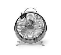 Ventilatore da tavolo USB Diametro 25 cm 25 W Colore Cromo Nedis