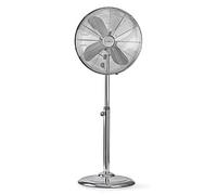 NEDIS Ventilatore da terra in metallo, altezza regolabile, 40 cm