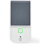 Nedis - Wi-fi Smartlife Ip44 Presa Connessa Con Wattmetro 3680w Tipo E Francia, Blanc / Gris