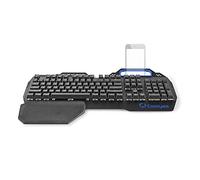 NEDIS Wired Gaming Keyboard - USB - Tasti meccanici - RGB - US International - US Layout - Alimentazione tramite USB - Lunghezza cavo di alimentazione: 1.70 m - Gaming