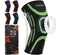 NeDKeN Tutore Ginocchio - Ginocchiera Sportiva Elastica per Menisco Lesionato e Legamenti - Supporto Ortopedico, Fascia a Compressione per Stabilità, Protezione e Recupero (Verde, XL)