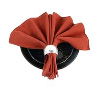 NEDLON 4PCS 40X40CM Cream Napkins Cotton Cloth Napkins Dinner Table Serviettes Soft Washable Reusable Weddings Parties Restaurant