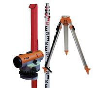 Nedo Nivellier-Set F24 Leveler + 5m Livellamento + Aluminium-Stativ