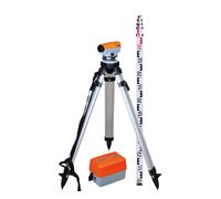 Nedo Nivellier-Set X32 Leveler Robusta 32-fach 400 Gon IP 54 Baunivellier