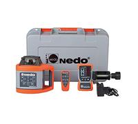 Nedo SIRIUS 1 HV - Laser rotante autolivellante orizzontale e verticale - Laser di livellamento classe 2 con ACCEPTOR² digitale e HD - Arancione