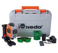 Nedo x-Liner 3D Green Multilinien-Laser Verde 3x 360° ±0,3 MM/M Laser 50m