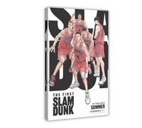 NEDOES Poster su tela del film Slam Dunk, decorazione per camera da letto, sport, ufficio, stanza, regalo, stile cornice, 60 x 90 cm