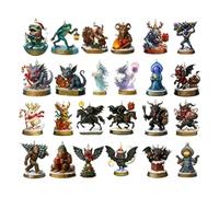 Nedräkning Till Jul - 24-Giorni Giocattolo Decorativo Da Collezione 2D | Calendario Mistero Per Il Conto Alla Rovescia Avvento,Per Feste Uffici Scrivania Albero Bambini Adulti Famiglia