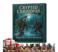 Nedräkning Till Jul,Giocattolo 2D Per 24 Giorni,Calendario Mistero Per Il Conto Alla Rovescia Avvento - För Säsongsbetonade Helgdagar Halloween Tacksägelsedagen Easter Barn Tonåringar Vuxna