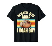 Need An Ark I Noah Guy Cristiano Gesù Cattolici Gioco di parole Divertente Maglietta
