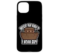 Need An Ark I Noah Guy Religioso Divertente Giochi di parole cristiani Custodia per iPhone 15 Plus