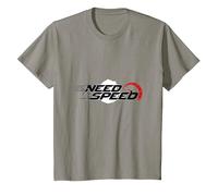 Need for Speed Cars Racing - Tachimetro Grafico Maglietta, Bambini, Ardesia, 3 Anni