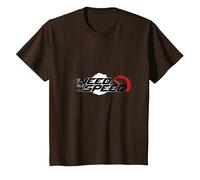 Need for Speed Cars Racing - Tachimetro Grafico Maglietta, Bambini, Marrone, 3 Anni