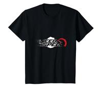 Need for Speed Cars Racing - Tachimetro Grafico Maglietta, Bambini, Nero, 3 Anni